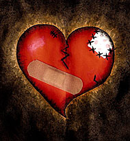 Liebeskummer - brokenheart - gebrochenes Herz