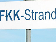 FKK Strandschild