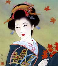 Geisha Gemlde