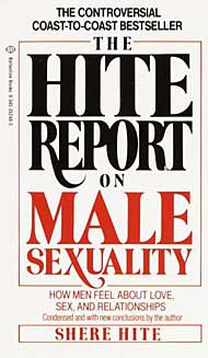 Buchumschlag eines der Bestsellers "Hite-Report" von Shere Hite