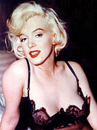 Marilyn Monroe, eine sehr berühmte Vertreterin in Sachen Sex-Appeal